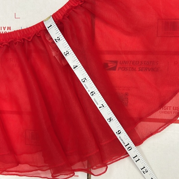 💝 10/$10 💝 CARTER'S Red Tutu Skirt Size 10 - Picture 6 of 6